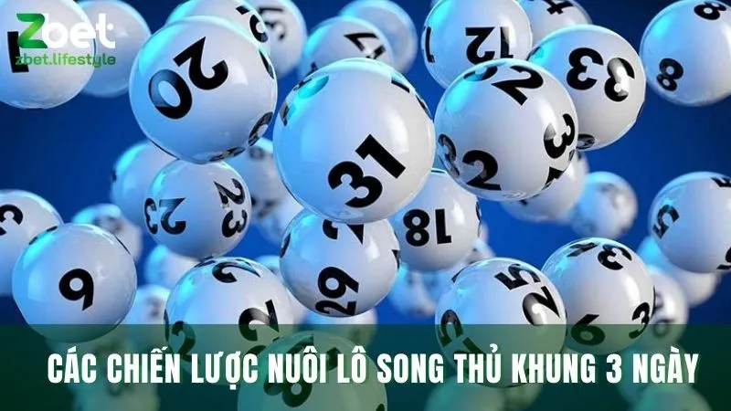 Chi tiết các chiến lược nuôi song thủ lô khung 3 ngày