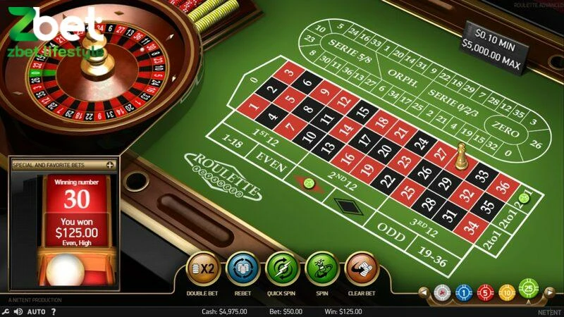 Cách chơi Roulette - Bố cục bàn cược