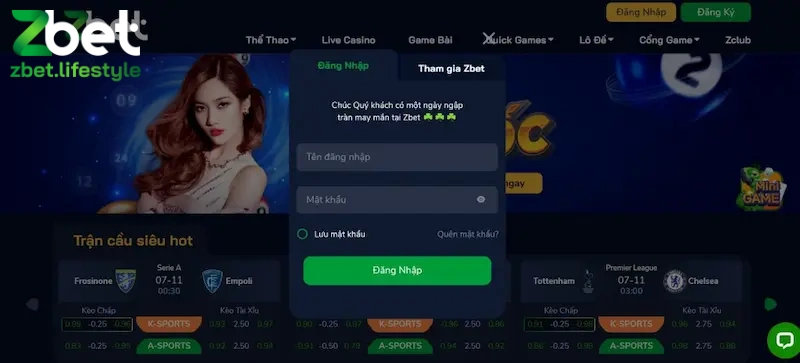 Một số lưu ý khi thao tác truy cập vào tài khoản Zbet
